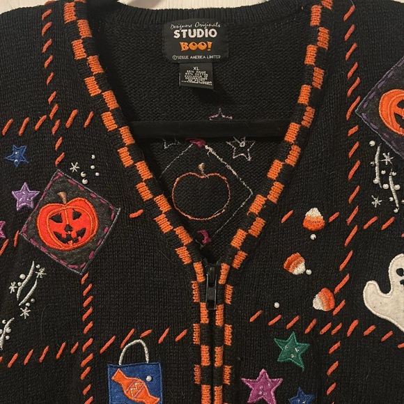 vintage halloween vest - Picture 2 of 6